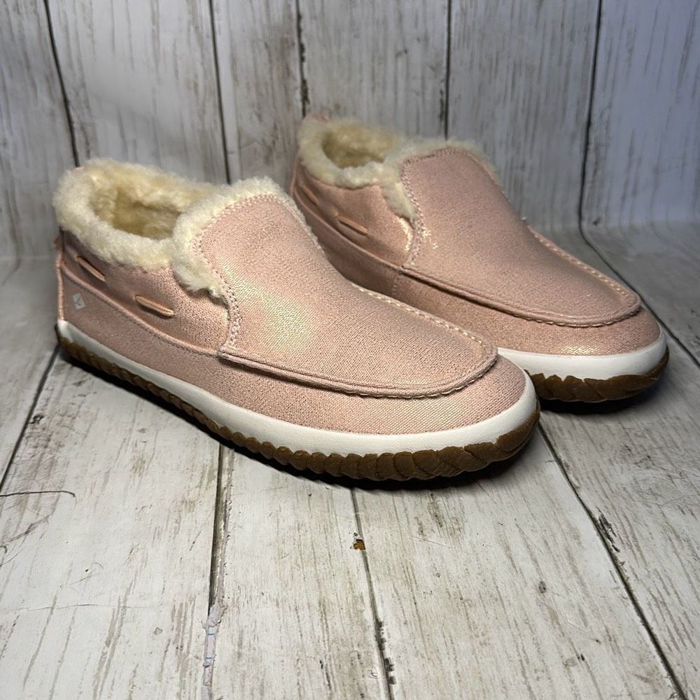SPERRY Top Sider Moc Sider Blush Girls size 5M